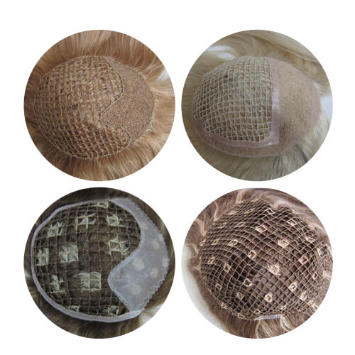 Integration - Pull though hairpiece, fishnet hair topper, Integration hairpiece