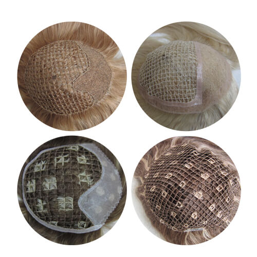 Integration Hairpiece 1 Integration - Pull though hairpiece, fishnet hair topper, Integration hairpiece