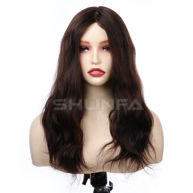 Full Integration hairpieces for women from Shunfa hair factory 4 Long hair fishnet stock orders