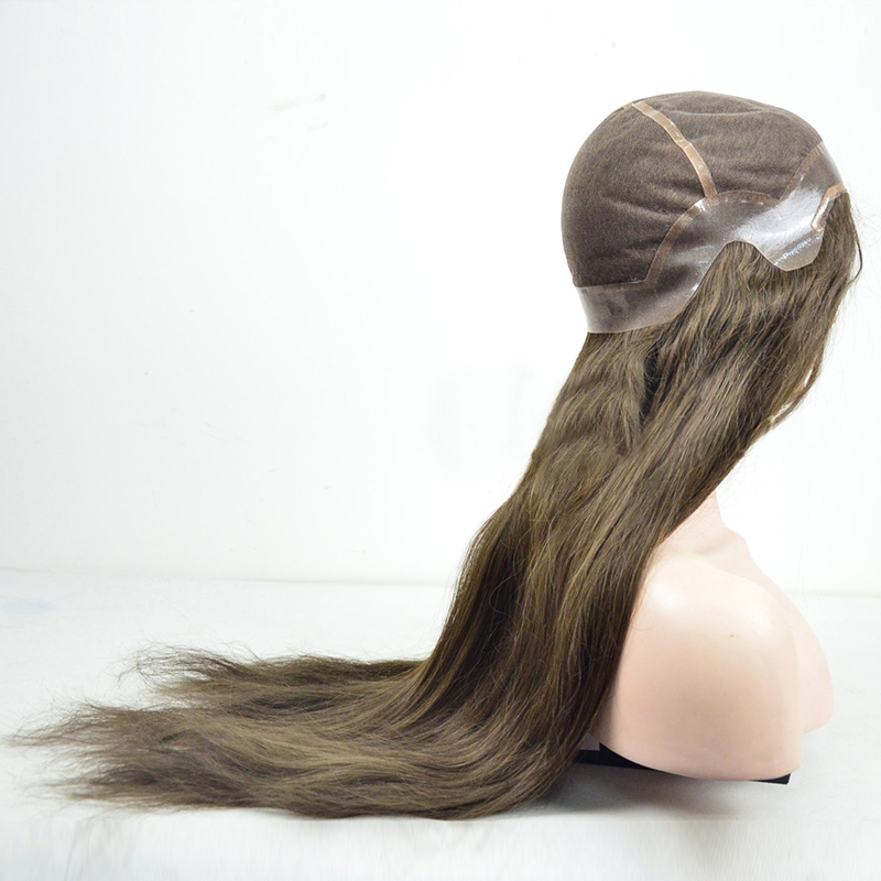 Men’s Full Cap Hair Piece sft-1463 medical virgin human hair wig Silicone