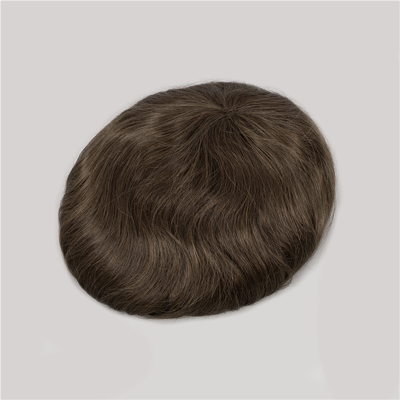Toupee with soft and smooth hair