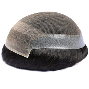Double lace 01 - 100% high quality Indian human hair system with Wholesale price