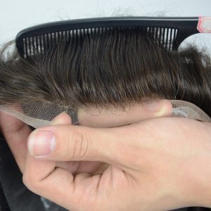 Men hair piece with Realistic hairline 1