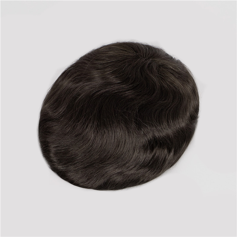 On Rite mono toupee for men with 100% human hair