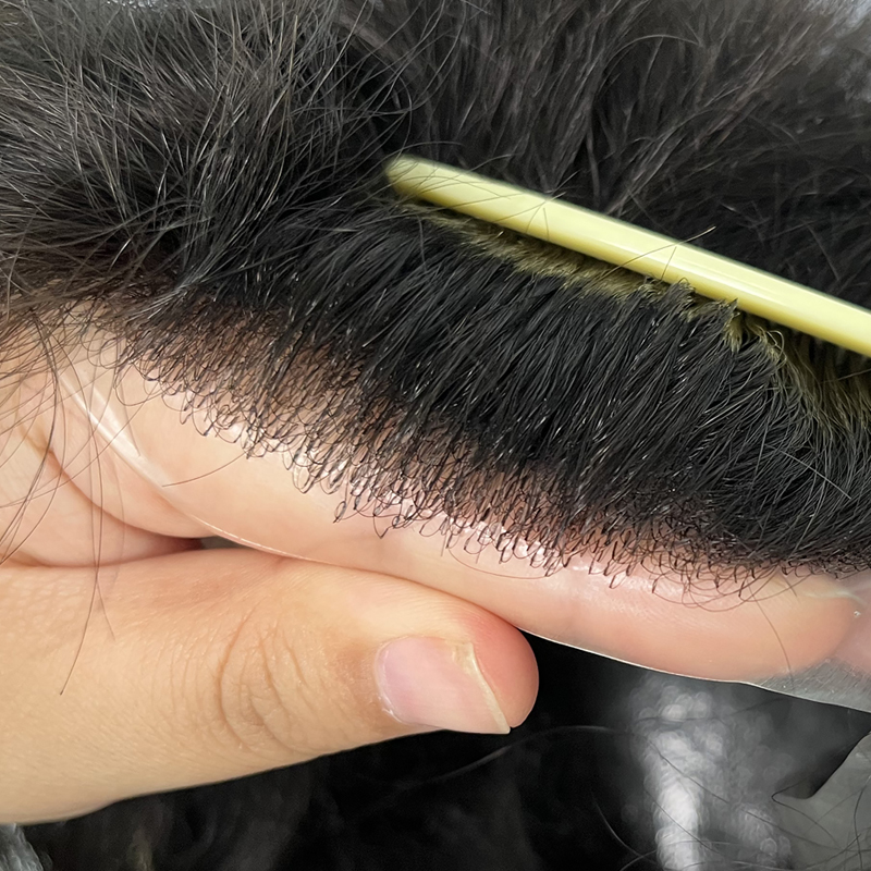 Full head skin hairloss suffer prosthesis hair manufacture