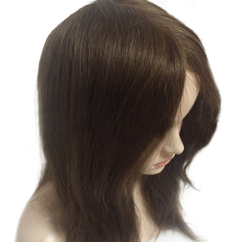 Sft-1332 full skin head replacement system women toupee factory