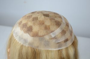 Toupee landing 26 mono5-1 Durable women toupees in Spot color Customized order