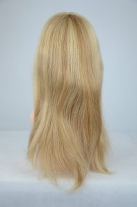 mono5-2 Blonde 100% best human hair women toupee