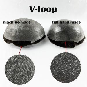 Introduce you the different between Machine Made Vloop and Handmade Vloop Toupees
