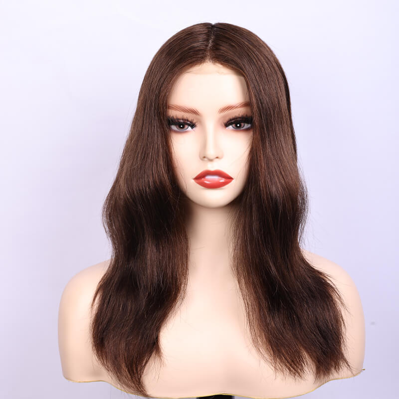 sft-1775 Top quality Long Remy human hair toupee for ladies