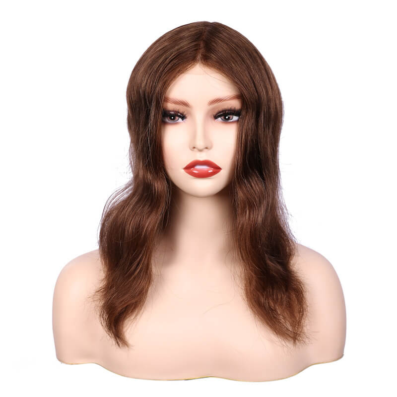 Australian 100% Real Human Hair Long Length Lace Long Hair Toupee from Hair Manufacture