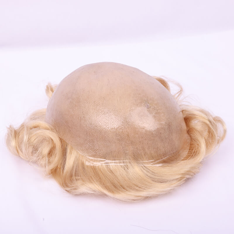 Sft-1993 Shunfa Hair Toupee for Men with Blonde Color 100% Human Hair