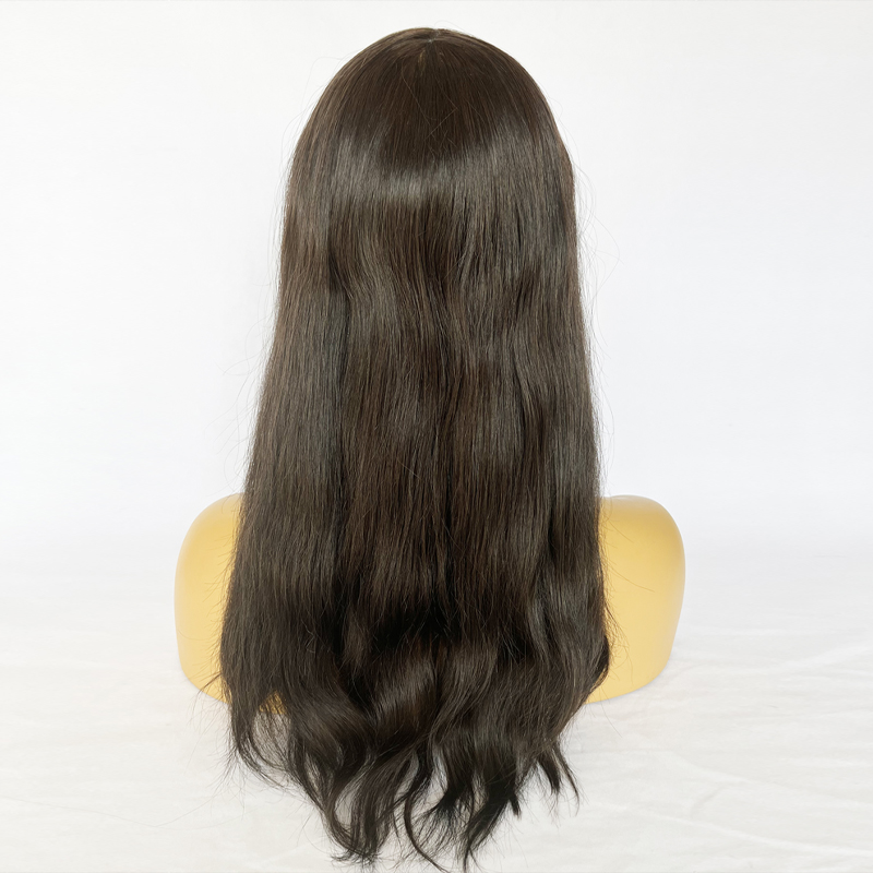 Sft-2053 #1B natural long human hair quality very good on washing and styling