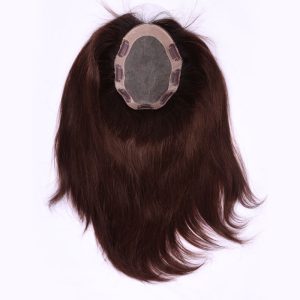 sft-1781 Human 18 Inch Mono Base Clip in Toupee for Women with High Quality