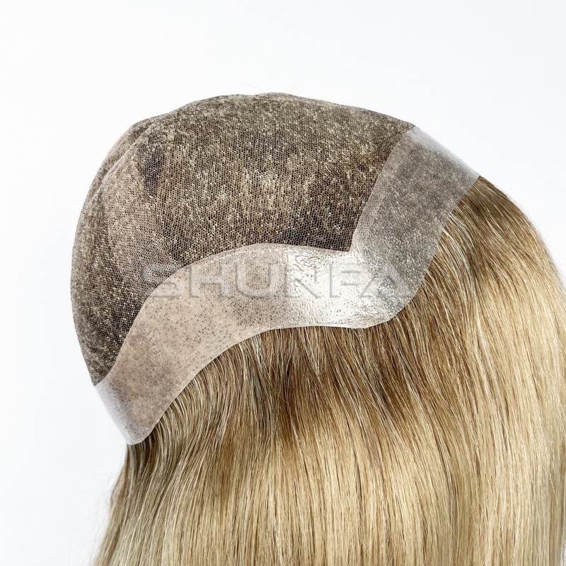 Invisiable hair knotting and durable base design