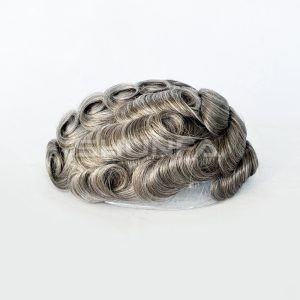 Custom hair toupee with customized color