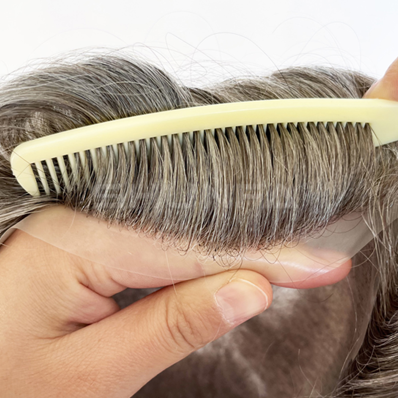 Natural hairline hair protesis for men
