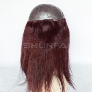 full thin skin single knot base design for women