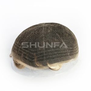 Custom order Full lace men hair system with T 1B/613 color from direct hair factory