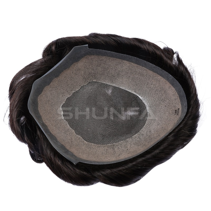 Stock order New York lace hair replacement 4 Lace men hair systme