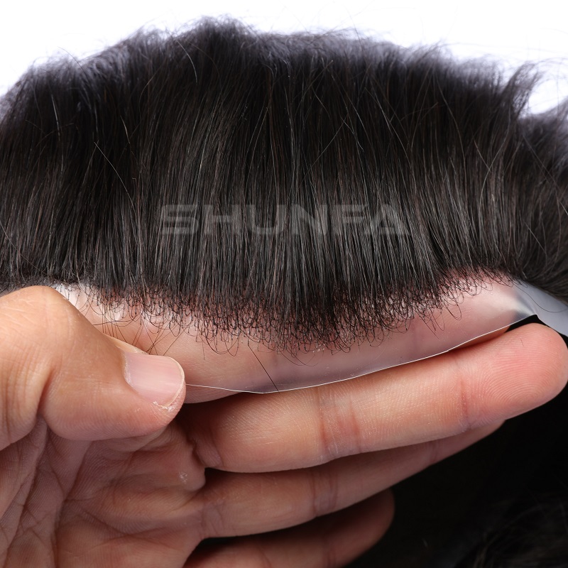 Stock order New York lace hair replacement 2 Natural hairline hair system