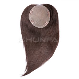 Comfortable silk lace with PU around topper from direct hair factory - Yaffa topper #2