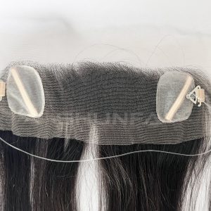 lace with silicone hairline piece