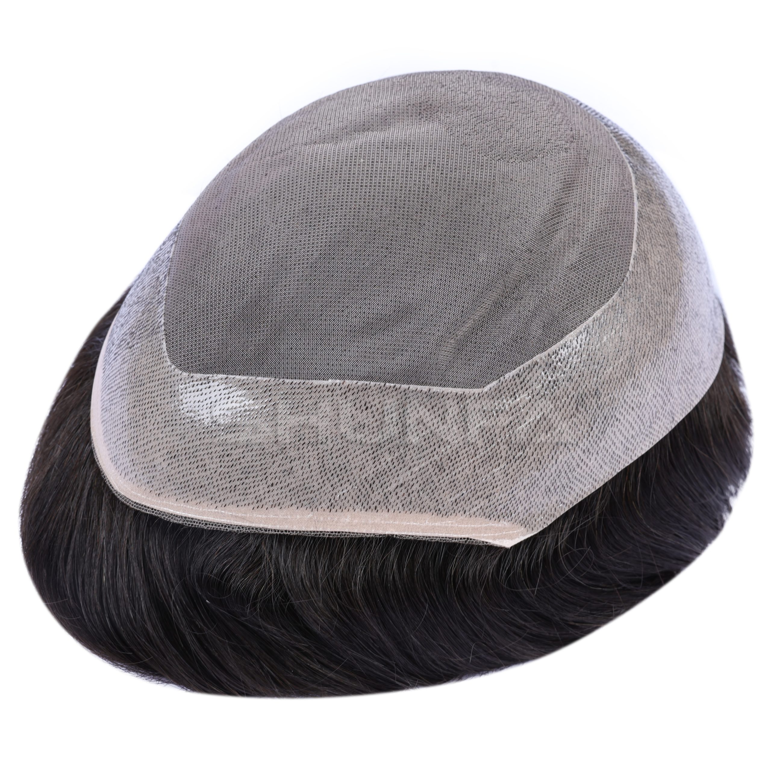 Durable Fine Mono Mens Hair Replacement Factory Supply 1 New los angelous #1B (6) 拷贝