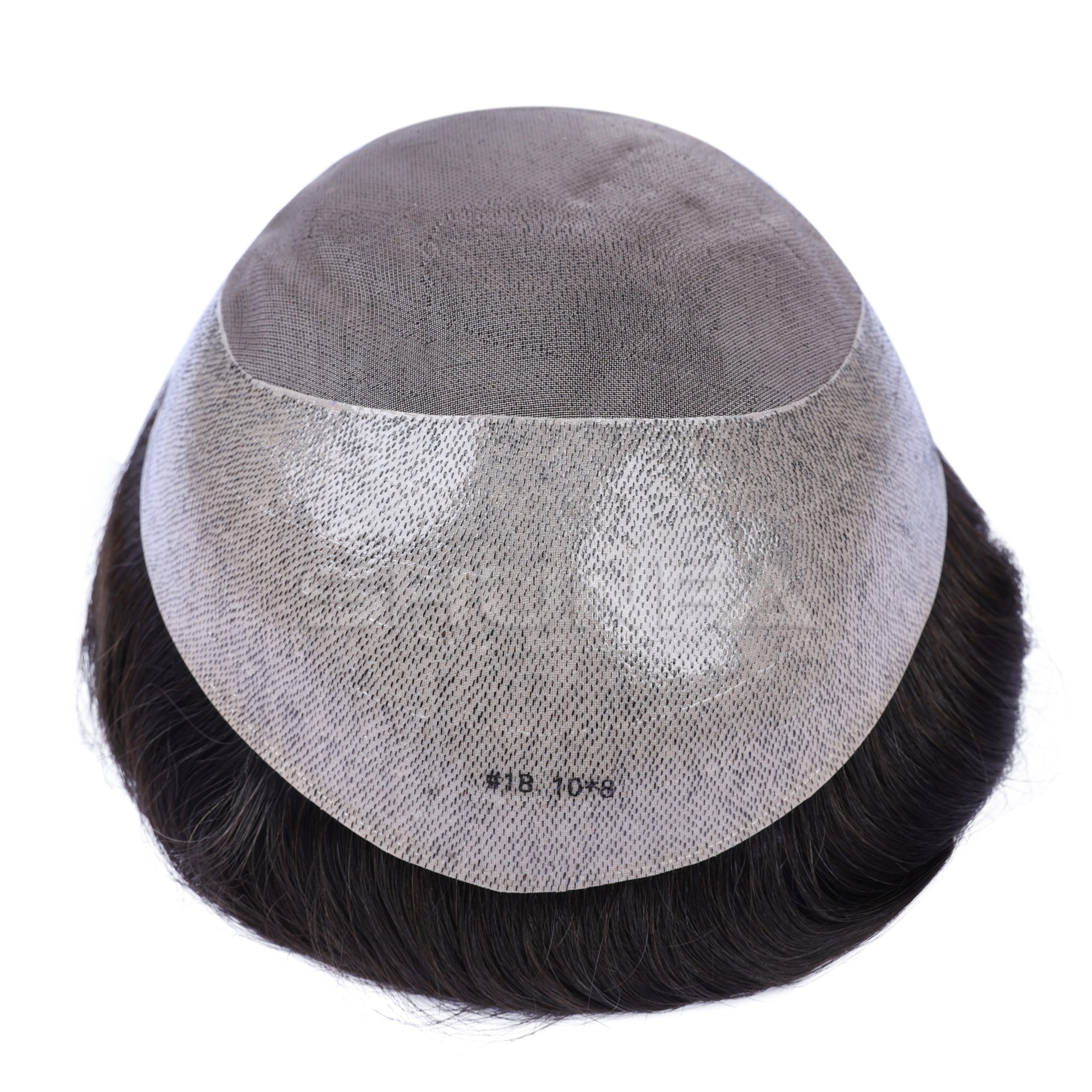 Durable Fine Mono Mens Hair Replacement Factory Supply 2 New los angelous #1B (8) 拷贝