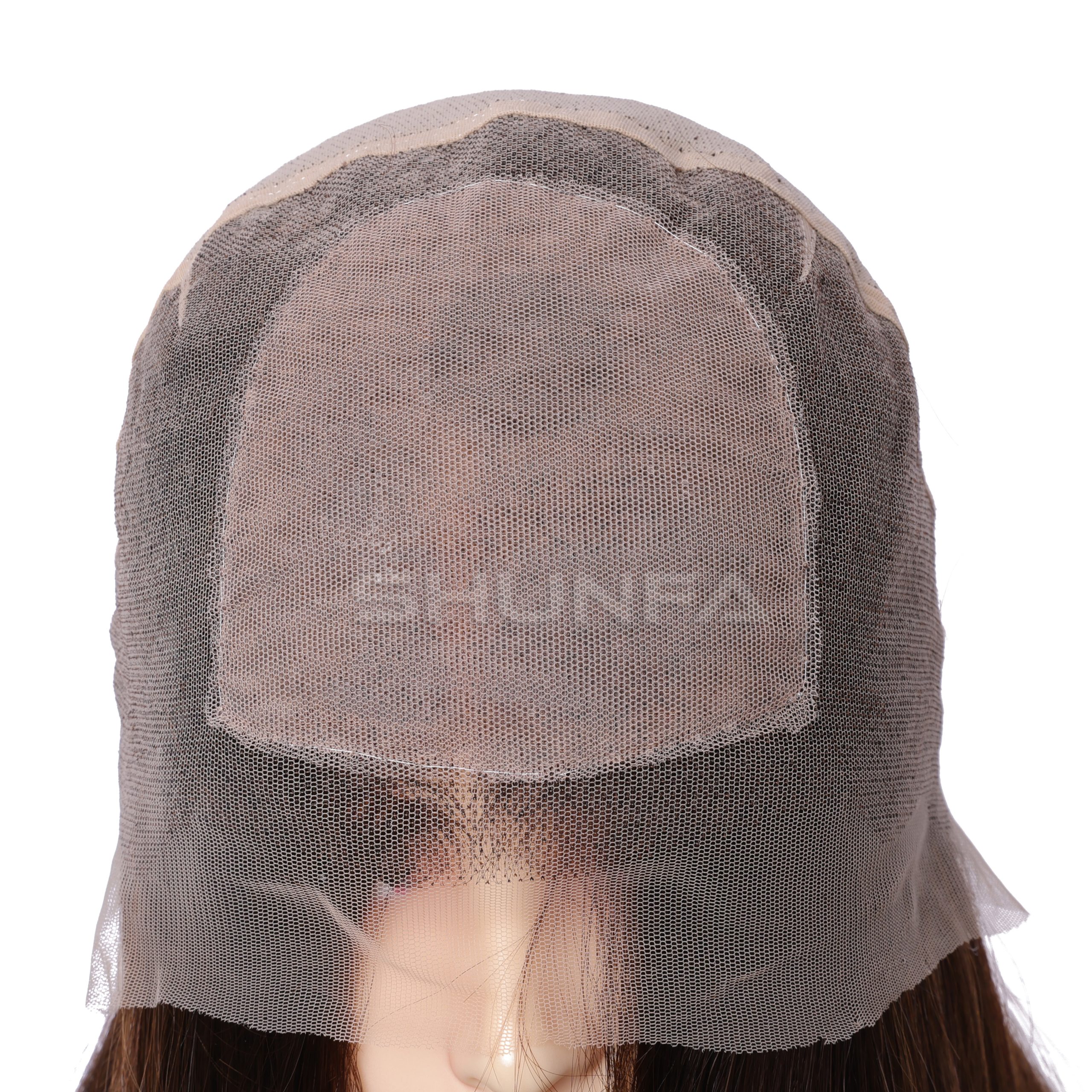 Human Hair Silk Top lace Wigs For Women - Natural black color 2 Full lace silk top wig #G2 (11) 拷贝