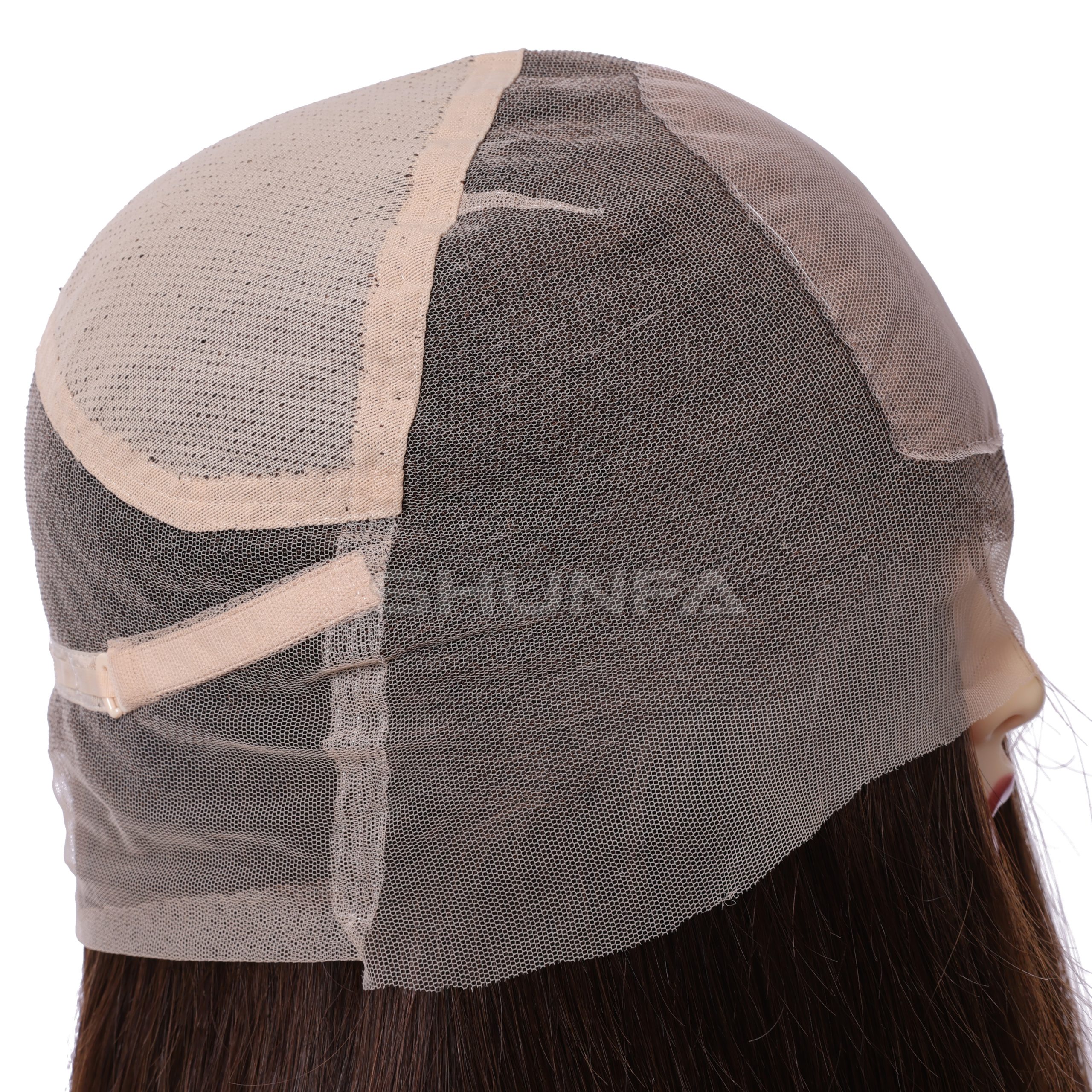 Human Hair Silk Top lace Wigs For Women - Natural black color 3 Full lace silk top wig #G2 (12) 拷贝