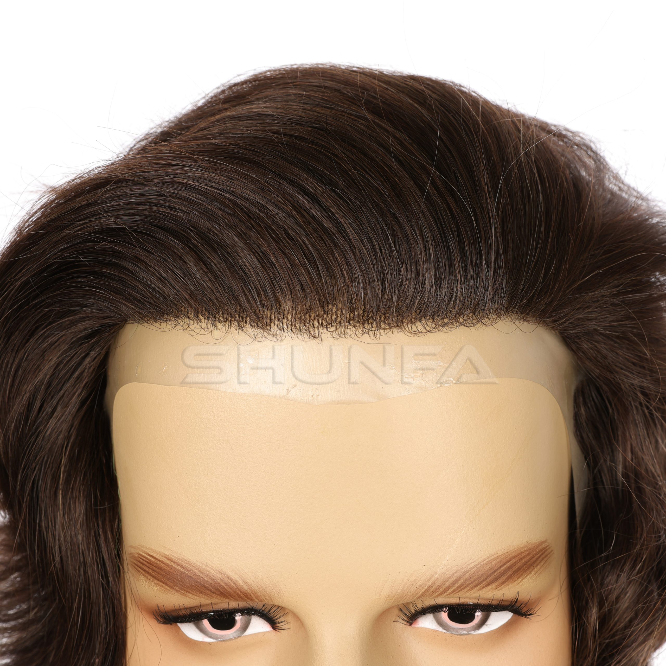 Full cap skin wig hair prosthesis non chemical Silicone material 4 SK full cap #2 (9) 拷贝