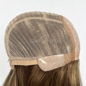 silicon eartab with silk top for lady wigs